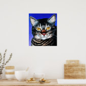 Lackfettkat Poster (Küche)