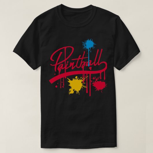 Lackflex Graffiti Paintball-Vergnügungspark T-Shirt (Design vorne)