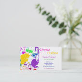 Lackgeschäftskarte Visitenkarte (Stehend Vorderseite)