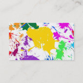 Lackgeschäftskarte Visitenkarte (Rückseite)