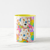 Lackhund Zweifarbige Tasse (Mittel)