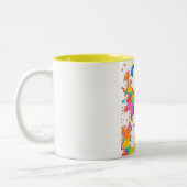 Lackhund Zweifarbige Tasse (Links)