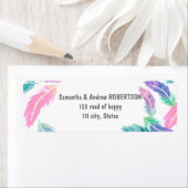 Lackierte Aquarellfedern Hochzeit (Insitu)