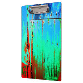 lackierte Holzplatte Klemmbrett (Links)