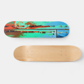 lackierte Holzplatte Skateboard (Horizontal)