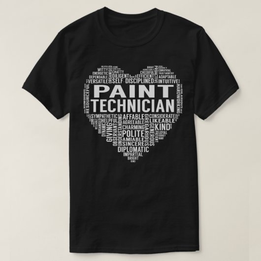 Lackiertechniker-Herz T-Shirt (Design vorne)