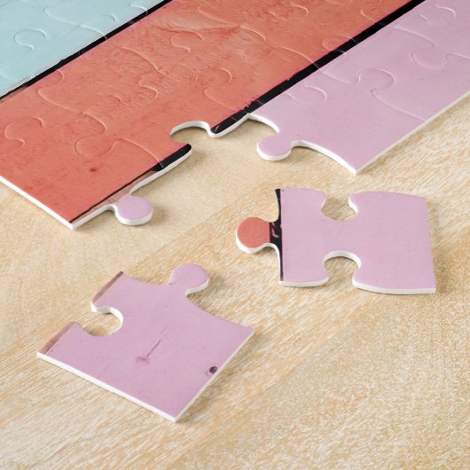 lackierter Holzzaun Puzzle (Seite)