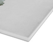 Lackiertes Trillium Spring Wildblume Cutting Board Schneidebrett (Ecke)