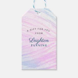 Lackiertes tropisches Leaf Geschenkanhänger