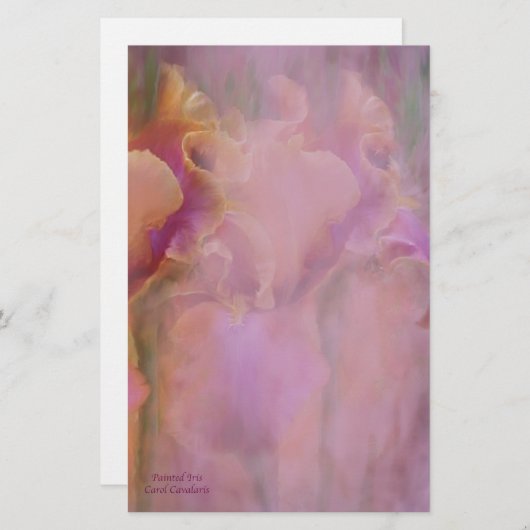 Lackierung der Iris Briefpapier (Vorne/Hinten)