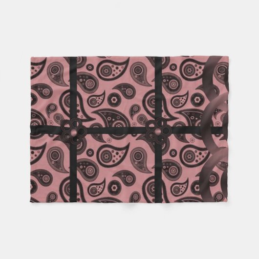 Lackleder Fleecedecke (Vorderseite (Horizontal))