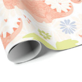 Lackpapier für Dinosaurier Geschenkpapier (Rolleneckpunkt)