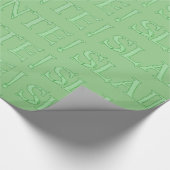 Lackpapier, grün glänzend, groß geschenkpapier (Ecke)