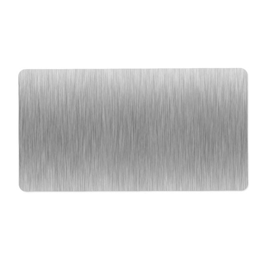Lackstahl aus gebürstetem Aluminium (Vorne)
