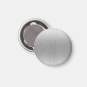 Lackstahl aus gebürstetem Aluminium Magnet (Vorderseite/Rückseite)
