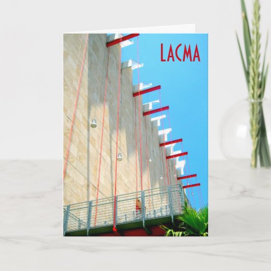 LACMA Museum Kunstfotografie Grußkarte Karte (Vorderseite)