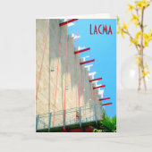 LACMA Museum Kunstfotografie Grußkarte Karte (Gelbe Blume)