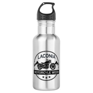 Laconia Motorcycle Week Motorrad Edelstahlflasche