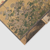 Lacquated Chrysanthemums Coromandel Screens Seidenpapier (Ausschnitt)