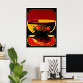 Lacquer Bowl Poster (Heimbüro)