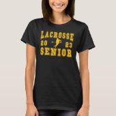 Lacross Senior Night Lacross Senior 2023 Graduatio T-Shirt (Vorderseite)