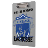 Lacrosse addieren Ihr eigenes Namensclip-Brett Klemmbrett (Links)