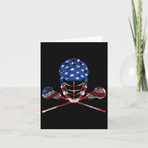 Lacrosse American Flag1 Karte