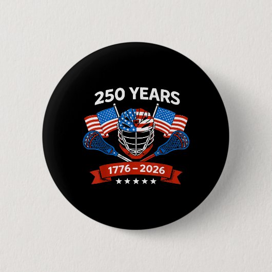 Lacrosse American Flag Lax Helm Sticks 4. Juli Button (Vorderseite)