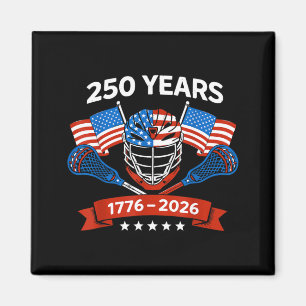 Lacrosse American Flag Lax Helm Sticks 4. Magnet