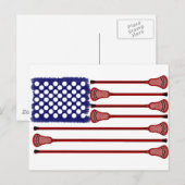 Lacrosse AmericasGame Postkarte (Vorne/Hinten)