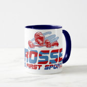 Lacrosse-Amerikas erster Sport-Gang Tasse (VorderseiteRechts)