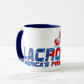 Lacrosse-Amerikas erster Sport-Gang Tasse (Vorderseite Links)