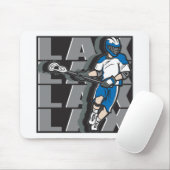 Lacrosse-Angriff Mousepad (Mit Mouse)