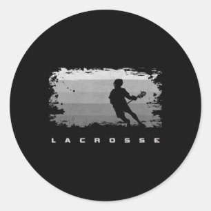 Lacrosse Apparel - Lacrosse 4 Runder Aufkleber
