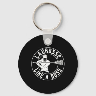 Lacrosse as a Boss Lacrosse Shirt for Lacrosse P Schlüsselanhänger