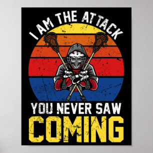 Lacrosse Attack, den Sie nie beim nächsten Durchei Poster