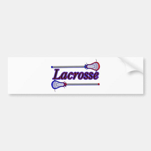 Lacrosse Autoaufkleber (Vorne)