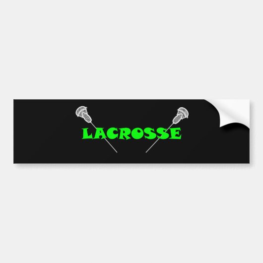 Lacrosse Autoaufkleber (Vorne)