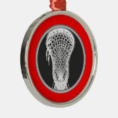 Lacrosse Award Ornament Aus Metall (Rechts)