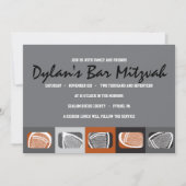 LACROSSE Bar Mitzvah Einladung (Vorderseite)