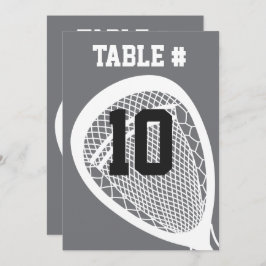 LACROSSE Bar Mitzvah TABELLENKARTE Einladung