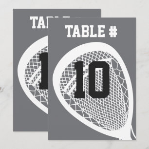 LACROSSE Bar Mitzvah TABELLENKARTE Einladung