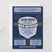 LACROSSE Bat Bar Mitzvah Einladung (Vorderseite)