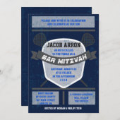 LACROSSE Bat Bar Mitzvah Einladung (Vorne/Hinten)