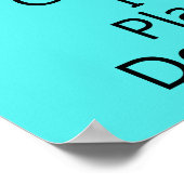 Lacrosse Behalte Ruhe, wenn ich Abwehr individuell Poster (Ecke)