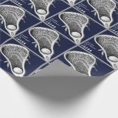 Lacrosse Birthday Geschenkpapier (Ecke)