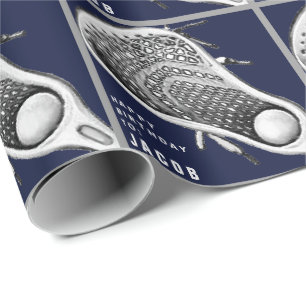 Lacrosse Birthday Geschenkpapier