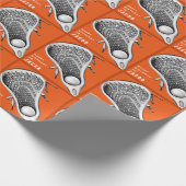 Lacrosse Birthday Geschenkpapier (Ecke)