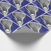 Lacrosse Birthday Geschenkpapier (Ecke)