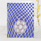 Lacrosse Birthday Karte (Gelbe Blume)